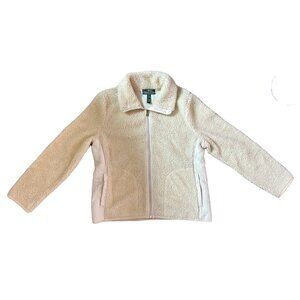 vintage RALPH LAUREN ACTIVE Faux Fur Fleece Winter Jacket